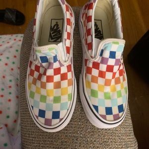 Vans Rainbow shoes size 5.5 in women’s.